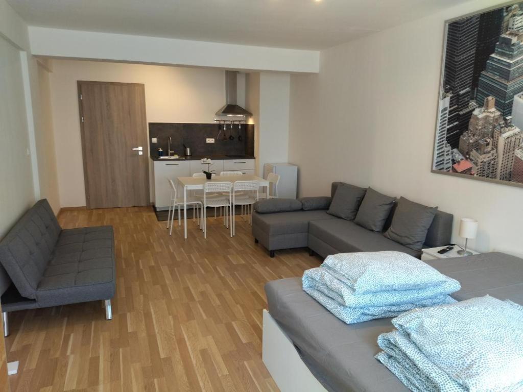 Brand New Studio Apartment #24 In Elite Residence With Free Secure Parking In The Center Prag Exteriör bild